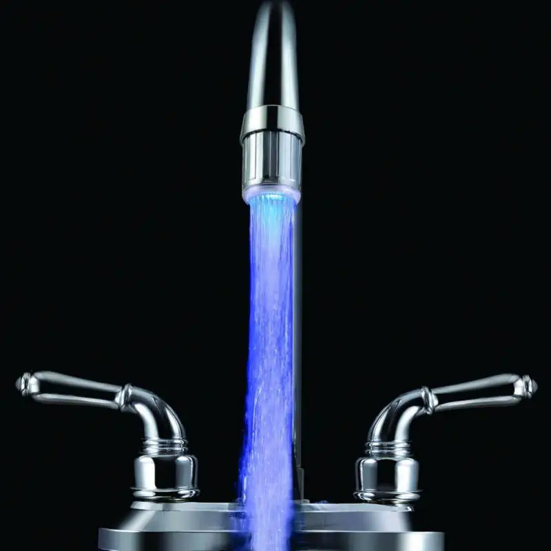 Led Water Faucet Light Waterfall Glow Color Changing Water-saving High-quality Led Light Easy To Use Universal Adapter 7 Colors